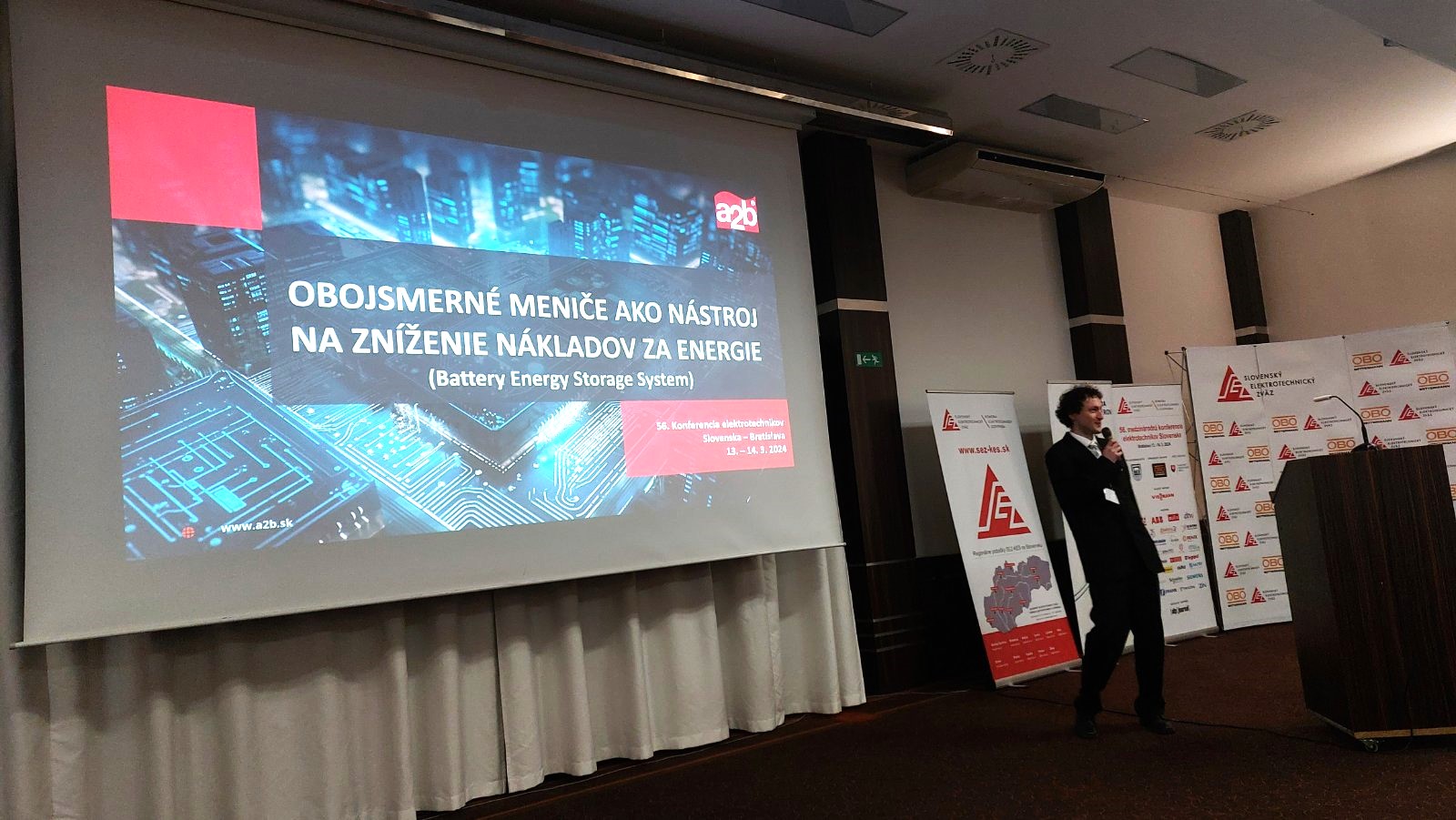 A2B na 56. medzinárodnej konferencii elektrotechnikov Slovenska